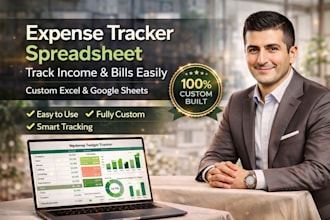 create custom bill and expense tracker spreadsheet in excel or google