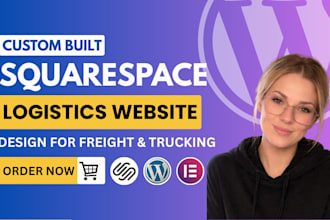 design logistics and trucking website for freight brokers and dispatch