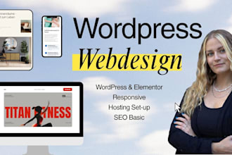 build high converting, dsgvo, responsive wordpress website