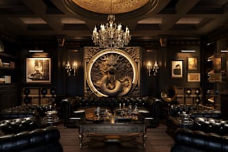create high end 3d interior renderings