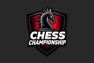 design outstanding chess gaming logo with express delivery