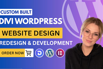 design and redesign custom wordpress divi website for your brand as divi expert