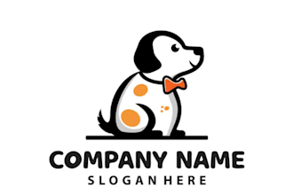 design modern dog logo for your business
