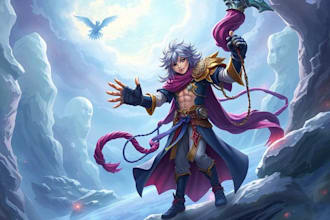 make a fabulous fantasy rpg character art