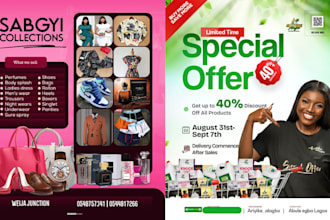 design professional marketing sales flyer business brochure corporate flyer