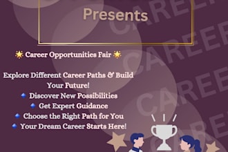 design professional hiring and job recruitment posters