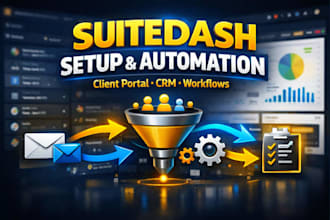 set up your suitedash CRM, client portal, onboarding automation and workflows