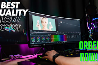 do 4k professional youtube, event and travel video editing