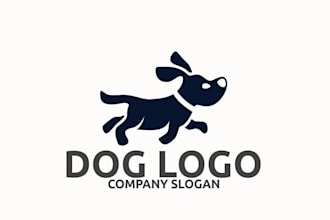 create a professional dog, cat, animals and pet logo design
