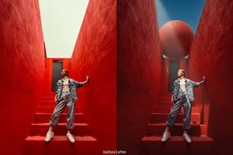 create luxury editorial fashion retouching with ai