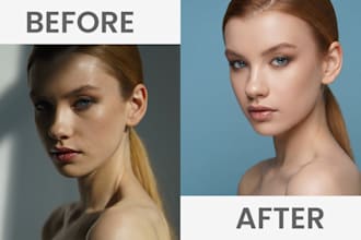 create luxury editorial fashion retouching with ai