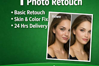 do professional photo retouching and image enhancement