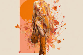 create custom fashion design and clothing sketches