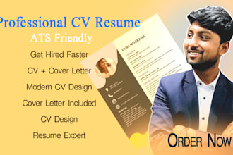 design a job winning CV resume and cover letter