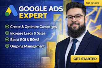 setup and manage high converting google ads ppc campaigns