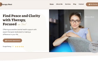 design wix therapy or counseling website for wellness brands that converts