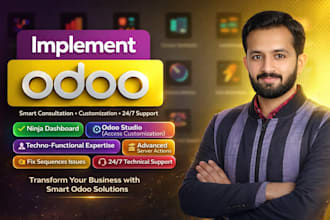 be your odoo techno functional consultant