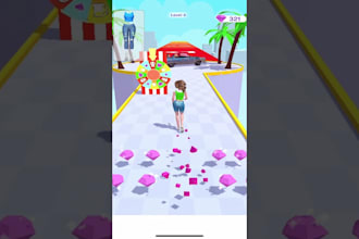 develop full tiktok game, mini game