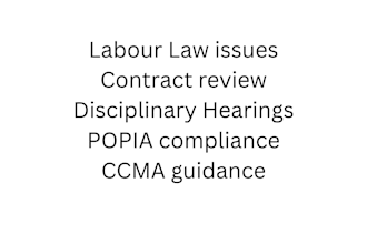 review your contract or give sa labour law advice