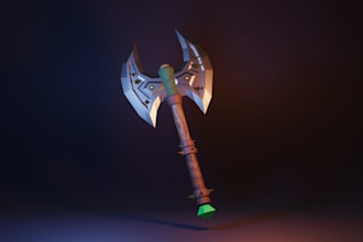 create a stylized videogame prop