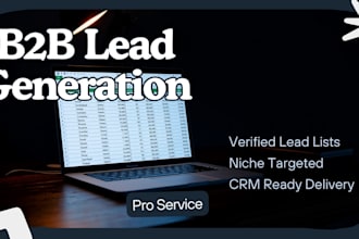 do targeted b2b lead generation, email list building and data enrichment