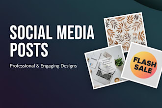 design modern social media posts using canva and ps for your brand