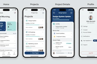 design premium and clean UI UX interfaces