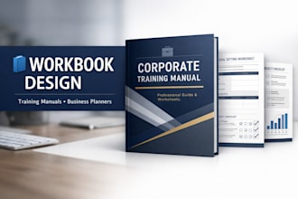 design professional corporate workbooks and branded training manuals