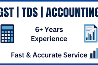 do gst filing, tds return and bookkeeping for your business