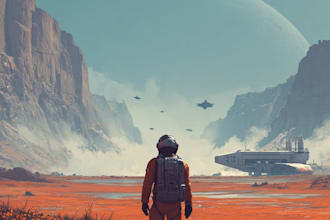 sci fi illustration and sci fi art