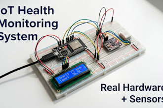 develop iot based projects using arduino, esp32 with mobile app