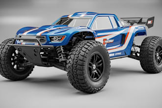 3d truck model 3d car modeling vehicle design rc car model 3d car rendering