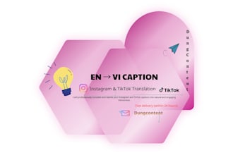 translate and rewrite english captions into natural vietnamese