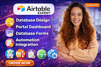 setup airtable database crm automation dashboard airtable softr web app formulas