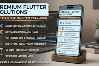 develop cross platform flutter applications
