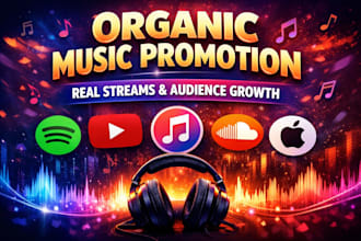 itunes music promotion spotify music promotion soundcloud apple music youtube