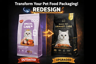 redesign your pet food packaging to look premium