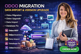 do odoo migration data import and odoo version upgrade