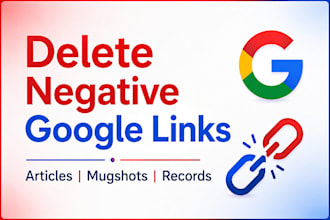 remove negative articles false bad news links mugshots cases