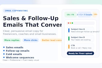 write sales and follow up emails that convert more leads
