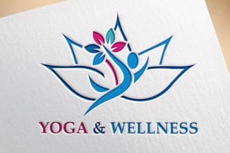 create massage therapy sports yoga luxury minimalist logo design