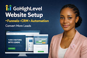 build gohighlevel website funnel and CRM automation