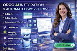 do odoo ai integration automated workflows and odoo studio