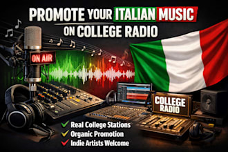 spin and promote your italian music on college radio stations