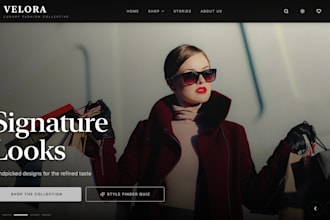 luxury fashion clothing store with style quiz on base44 ready in 3 days