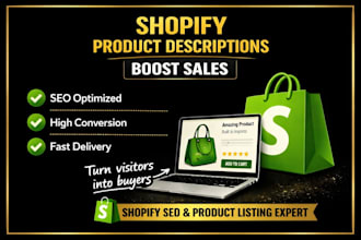 write shopify product descriptions that convert