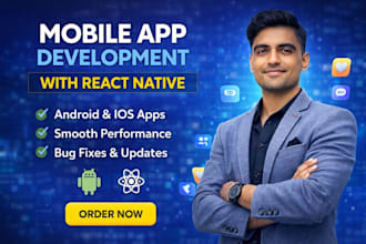 develop mobile app for ios and andriod with react native