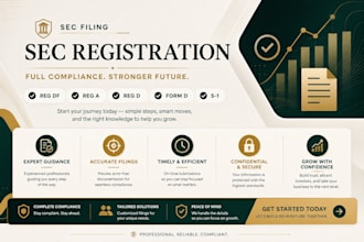 prepare sec form d, complete the full sec process