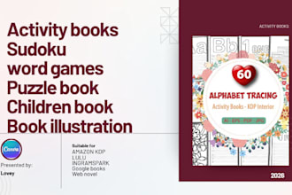 create printable kids workbook, activity book math worksheets for amazon kdp