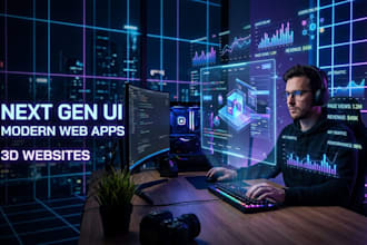 build modern web apps dashboards or 3d webgl experiences